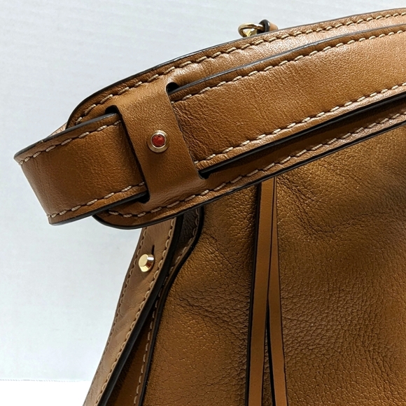 Michael Kors Crosby Pebbled Leather Bag - Every Day Purse - Picture 10 of 15